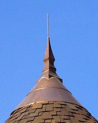 Copper Finial~Turret