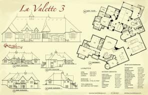 La Valette III — Manor collection European house plan, 5,198 sq ft, 3 bedrooms, 5 baths