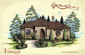 Venezia I — Tuscan Villas collection European house plan, 2,813 sq ft, 3 bedrooms, 9 baths